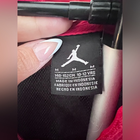 Kids RedAir Jordan Jumpman Track Jacket Sz SM 10-12 Preowned - Picture 2 of 4